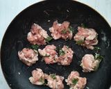 しそ塩麹豚こま団子作り方3写真