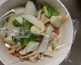 肉無チクワ簡単洋風キムチ牛丼味野菜炒め作り方11写真