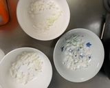肉無豆腐コク旨クリーミー梅親子丼味野菜炒作り方4写真