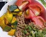 ベースパスタアジアンと麺つゆの野菜パスタ作り方6写真