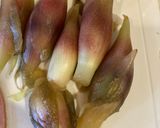 豚肉、みょうが、キャベツの炒め物作り方1写真