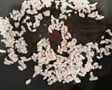 わが家の定番☆小松菜チャーハン作り方1写真