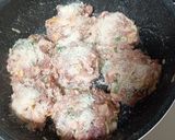 豚こまと大葉チーズのトンカツ風作り方3写真