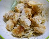 簡単！もやしサラダ　唐揚げリメイク作り方3写真