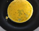 コンビーフと玉葱のオムレツ丼作り方4写真