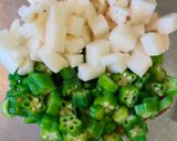超簡単🌟オクラと長芋の梅ポン酢和え作り方5写真