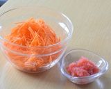 にんじんとたらこの炒り煮～♪作り方1写真