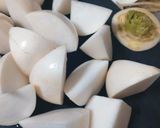 エビと春カブのクリーミィグラタン作り方1写真