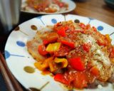 ＊豚肉のソテーパプリカ入りカレーソース＊作り方5写真