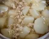 かぶと鶏ミンチのあんかけ風♪作り方5写真
