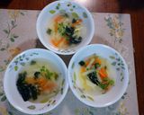 ジャガイモと人参とワカメの時短中華スープ作り方5写真