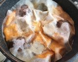 生麩、皮付きウド、焼き椎茸、厚揚げの煮物作り方9写真
