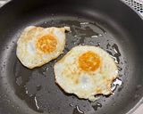 照り焼き目玉焼き作り方2写真