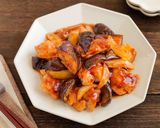 みんな大好き♡鶏肉となすの甘酢炒め作り方6写真