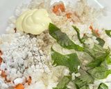 ふわふわサーモンはんぺんハンバーグ作り方3写真