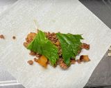 大葉と牛ミンチの春巻き作り方3写真