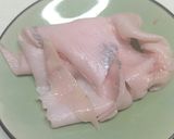 マグロの皮についた脂身でネギ巻き作り方2写真