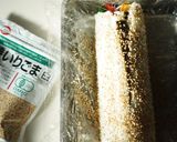 3色のごまの恵方巻き作り方5写真