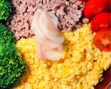 キャベツでかさましダイエット二色丼 弁当作り方6写真