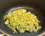炒め長葱の赤だし味噌汁作り方2写真