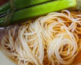 簡単　そうめんの食べ方（オクラ）作り方7写真