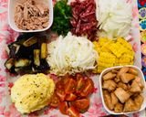 夏休みのお昼\餃子の皮で/ピザパーティー作り方13写真
