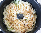 簡単【Bistro焼きうどん（豚ネギ）】作り方2写真