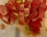 簡単夏向けパスタ　ツナトマトカッペリーニ作り方4写真