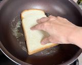 フライパンで焼く　バタートースト作り方5写真