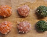 鶏肉の三色団子(犬用)作り方7写真
