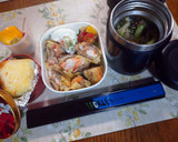 お揚げと小松菜と舞茸の練りごま味噌汁作り方17写真