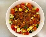 レンジで鶏肉とたっぷり野菜のキーマカレー作り方1写真