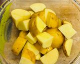 レンジで！じゃがいも甘煮のチーズのせ🧀作り方1写真