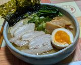 鶏ガラ豚骨魚介だし家系ラーメン🍜4杯目作り方17写真