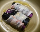 簡単！茄子の肉巻き　甘味噌焼き作り方2写真