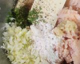 鶏ひき肉と豆腐の青じそつくね作り方3写真
