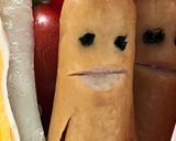 お弁当の主役まつ毛バサバサソーセージ人作り方11写真