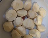 塩だけで栗ごはん作り方3写真
