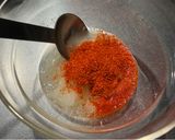 絶品！私のタレ！美味なる辛ダレに漬けた豚肩肉！作り方1写真