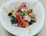 トマトとサラダチキンのゆかり和え作り方5写真