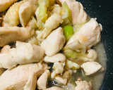 鶏肉と長ネギの焼き鳥風あまから炒め作り方2写真