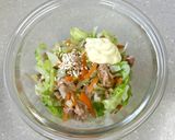 野菜たっぷりポテトサラダトースト作り方2写真