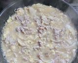 今日の晩御飯!簡単!豚肉ときのこの卵あんかけ作り方6写真