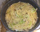 ツナしめじキャベツ和洋折衷スープパスタ作り方4写真