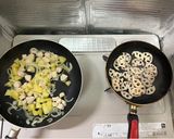 蓮根のホワイトグラタン（鶏肉じゃがいも作り方1写真