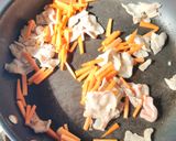 にら豚キムチ炒め（にんじん入り）作り方5写真