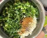 ウズベキスタン♡季節の青菜のサモサ作り方3写真