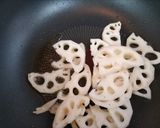 簡単夕飯主菜れんこんブロッコリー豚こま中華炒め作り方6写真