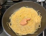 【男料理】ワンパンレシピ！和風たらこパスタ作り方4写真