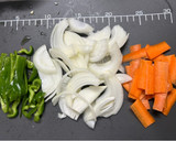 絹厚揚げの目玉焼きのっけ焼そば作り方1写真